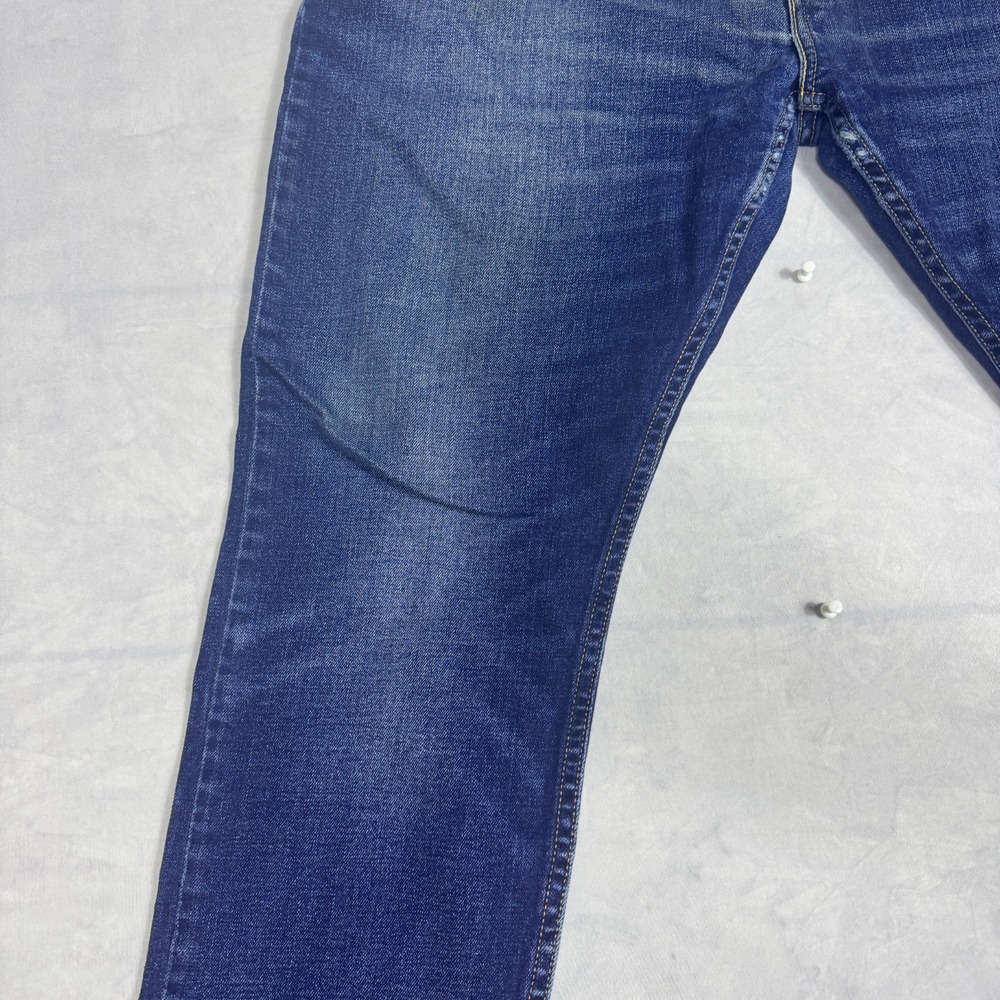 Levi's 512 Mens Tapered Leg Jeans Blue Denim Five Pockets Slim Fit‎ Size W38 L30 - Picture 5 of 16